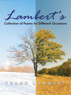 cover image of Lambert's Collection of Poems for Different Occasions
